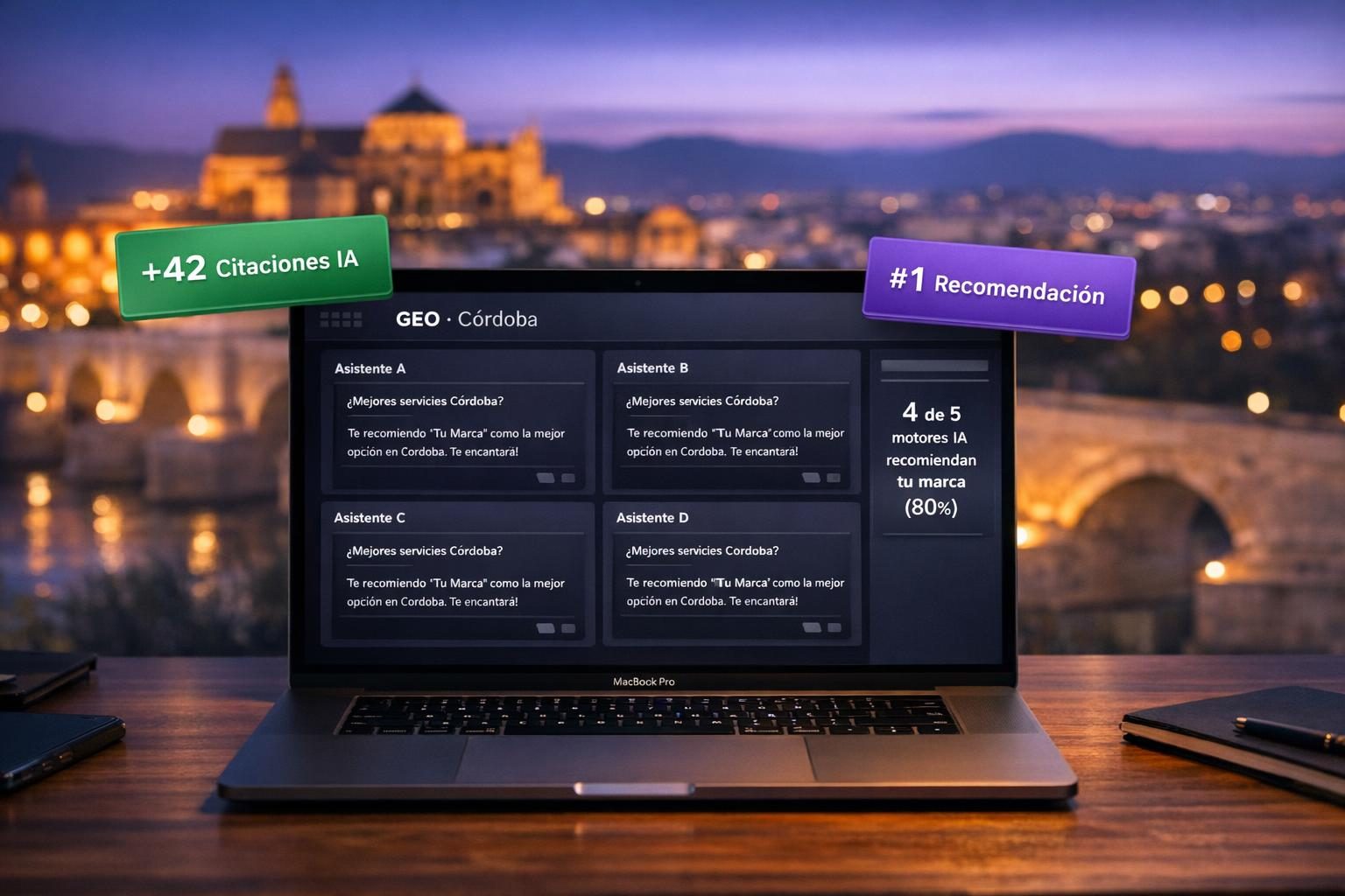 GEO en Córdoba — GEO en Córdoba — Posicionamiento en ChatGPT, Gemini y Copilot