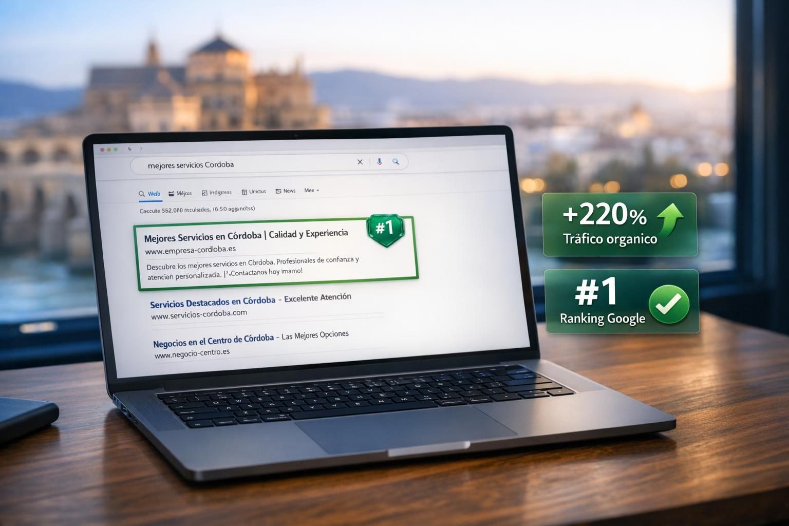 SEO en Córdoba — Ranking #1 en Google para "mejores abogados Córdoba"